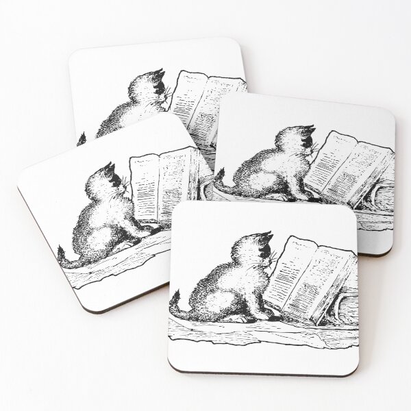 Item preview, Cat Reading Books designed and sold by BrightMint.