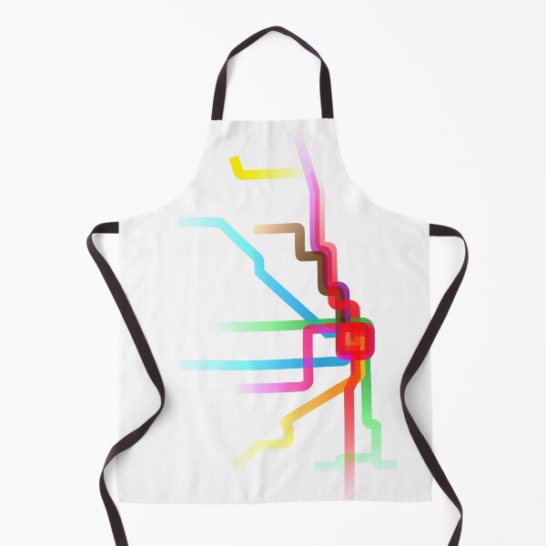 Item preview, Chicago CTA Rainbow Map designed and sold by Dean Dunakin.
