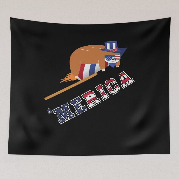 Item preview, Merica Sloth 4th of July Patriotic America gift designed and sold by Ibu83.