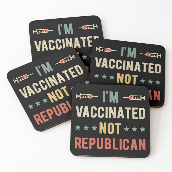 Item preview, I'm Vaccinated, Not Republican III designed and sold by Lemon Pepper.