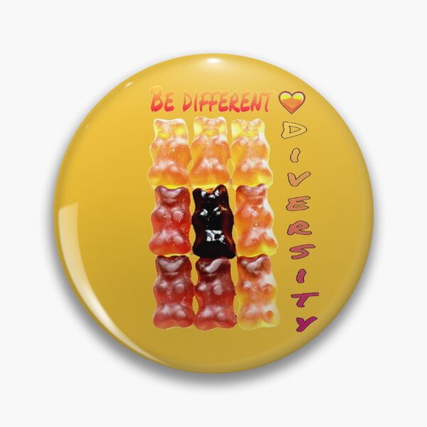 Item preview, Be different - love diversity - gummy bears with lettering - photo design designed and sold by kikidu21.