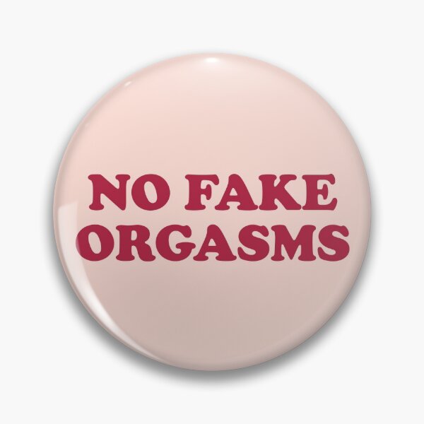 Item preview, No Fake Orgasms in Red / Rose designed and sold by Africanism.