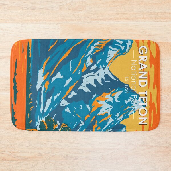 Item preview, Grand Teton National Park Wyoming Vintage designed and sold by KrisSidDesigns.