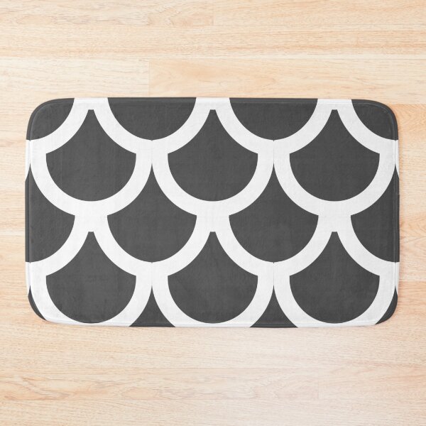 Item preview, Dark grey plain background and white art deco pattern designed and sold by Brontorino.
