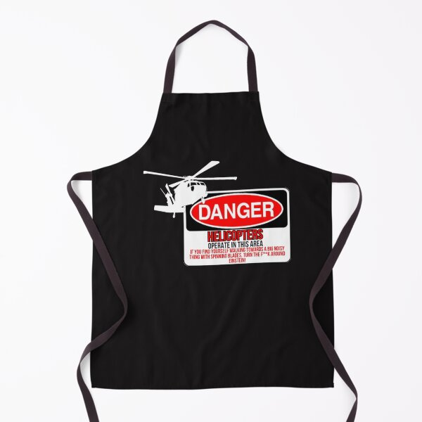 Item preview, Danger Helicopters Operate in this Area designed and sold by SmartTShirtTime.