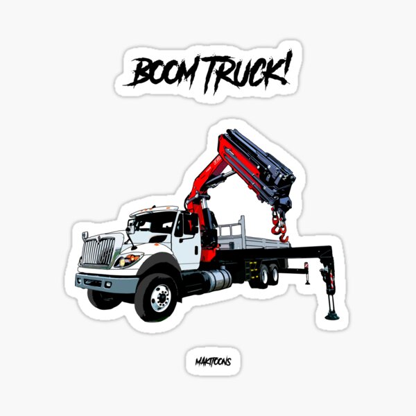 Crane and Boom Truck Safety Sticker Kit 