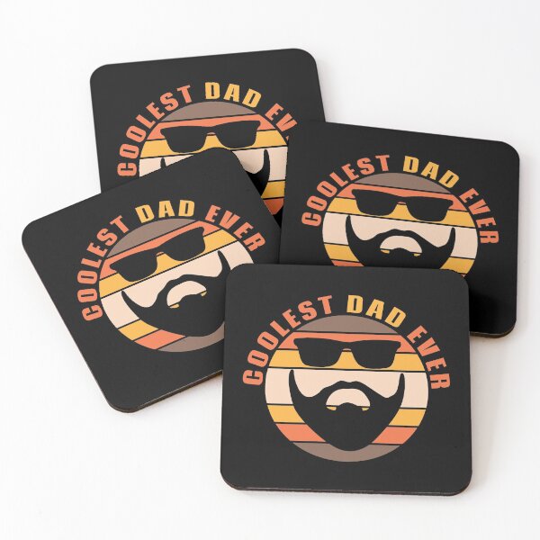 Item preview, Coolest Dad Ever Sunset Beard and Sunglasses designed and sold by TKsTees.