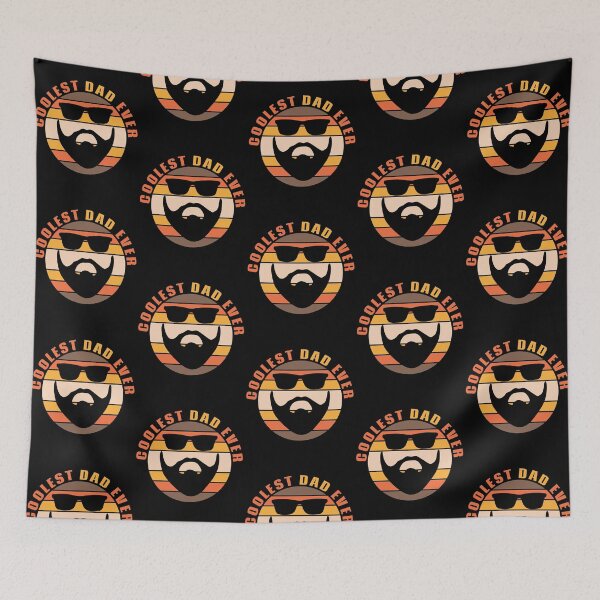 Item preview, Coolest Dad Ever Sunset Beard and Sunglasses designed and sold by TKsTees.