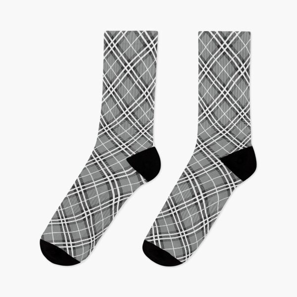 Item preview, Home is Where My Cows Are Silver Grey Plaid Coordinate designed and sold by KrisInStitches.