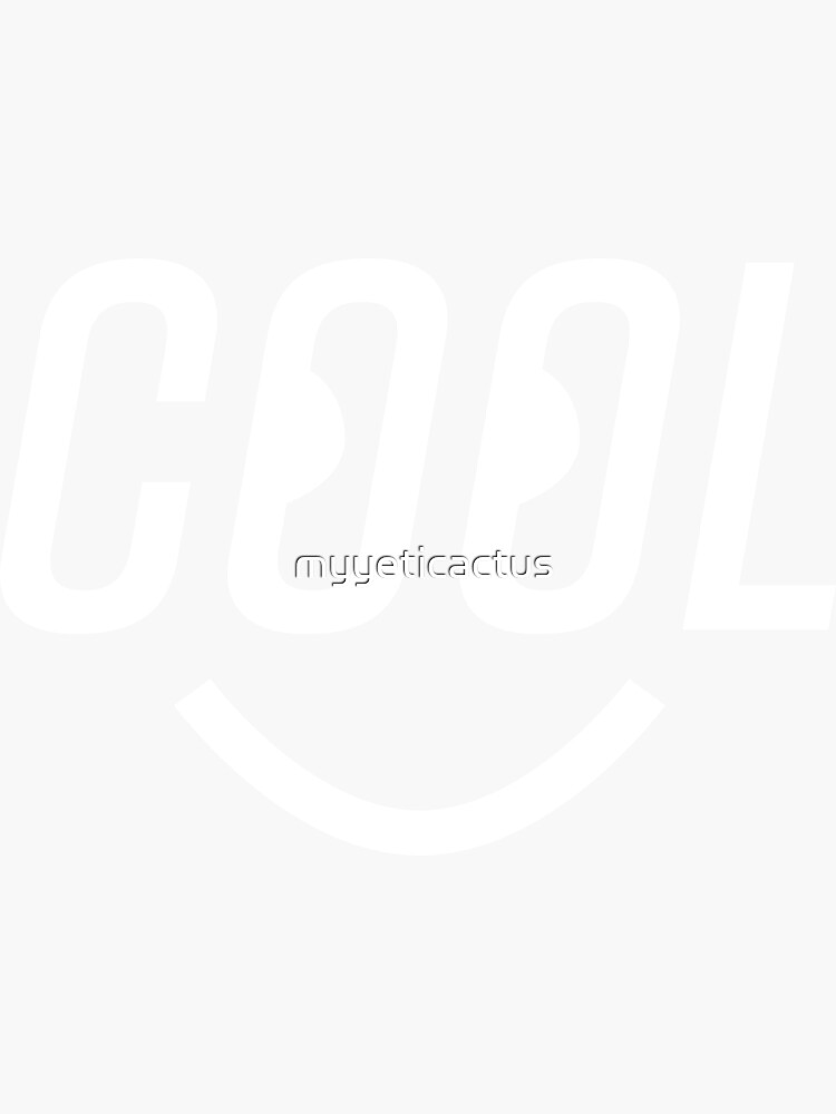 Thumbnail 3 of 3, Sticker, cool designed and sold by myyeticactus.