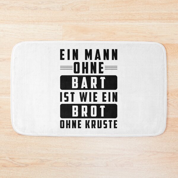 Item preview, A Man Without a Beard Is Like Bread Without a Crust White designed and sold by Tobias Langner.