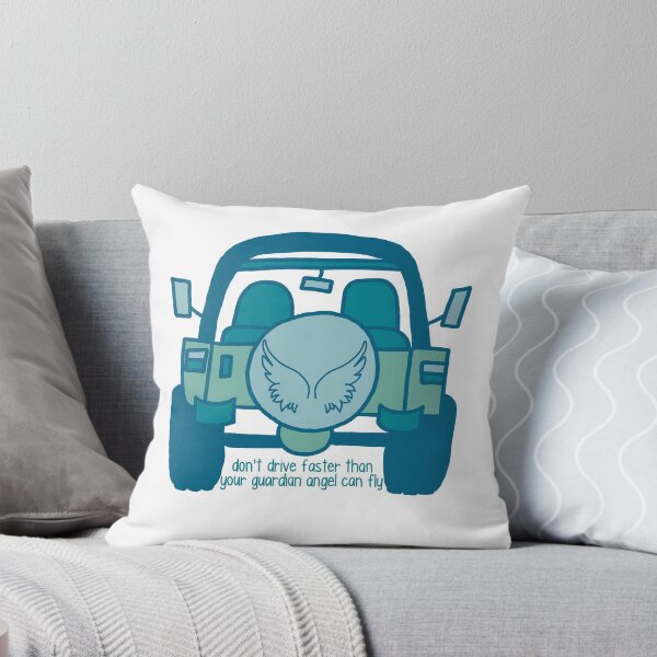 Item preview, don't drive faster than your guardian angel can fly quote designed and sold by maddie-johansen.