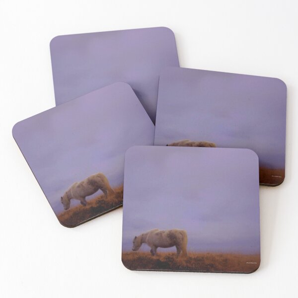 Item preview, Dartmoor Pony on a Very Foggy Day designed and sold by Charmiene Maxwell-Batten.