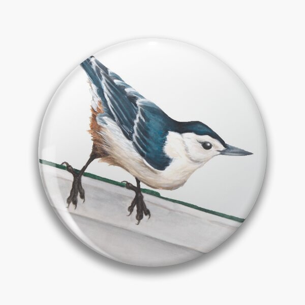 Item preview, White Breasted Nuthatch  designed and sold by Alexis Rodefer.