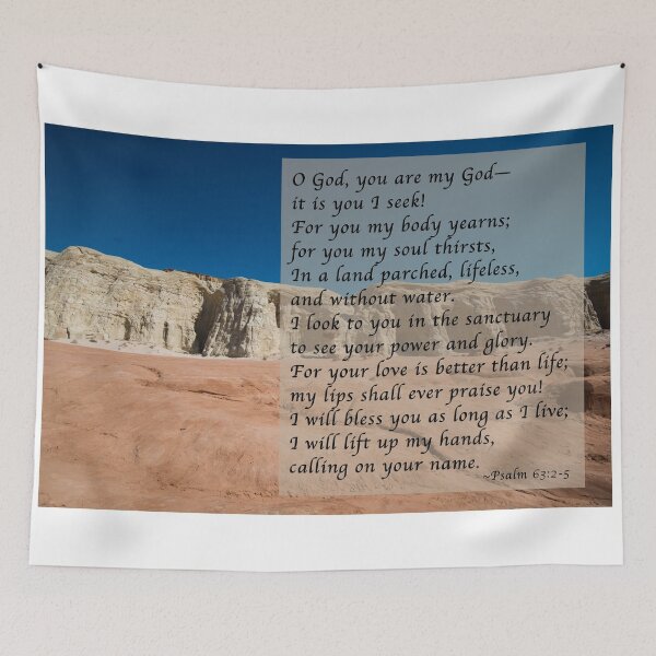 Item preview, Psalm 63:2-5 "For You My Soul Thirsts" designed and sold by Robert Schmutzer.