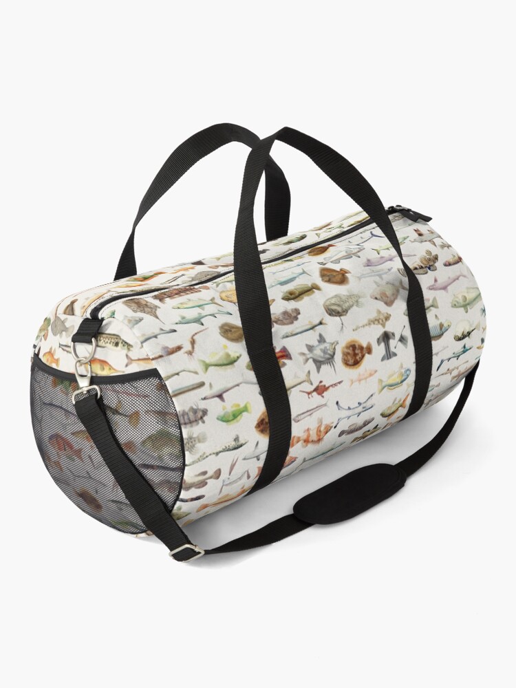 Alternate view of Fish Chart Duffle Bag