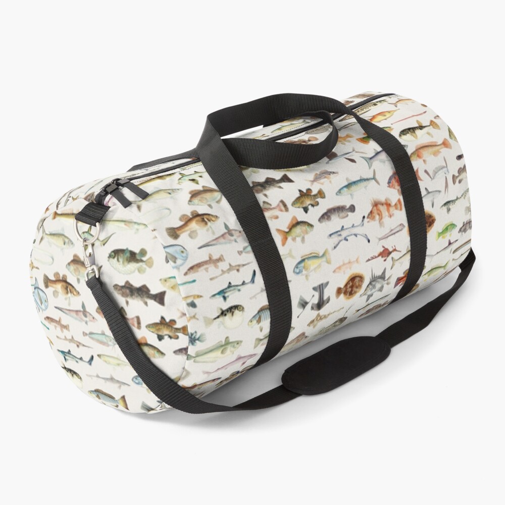 Fish Chart Duffle Bag