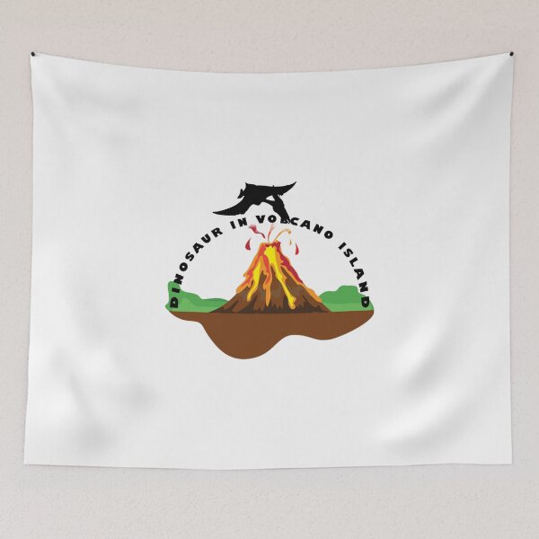 Item preview, dinosaurs in volcano island designed and sold by Aymanerachif.