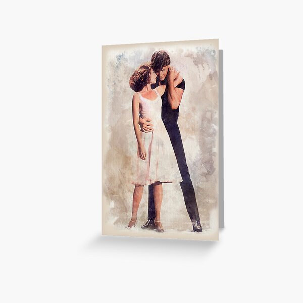 Item preview, Jhonny and Babe - Dirty Dancing - watercolor D8 designed and sold by MVG designs.