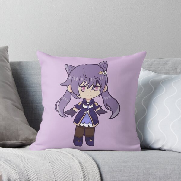 Item preview, Genshin Impact Chibi Keqing Fan Art designed and sold by uwu-kitty.