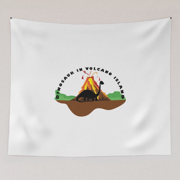 Item preview, dinosaurs in volcano island designed and sold by Aymanerachif.