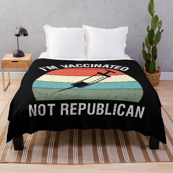 Item preview, I'm Vaccinated, Not Republican IV designed and sold by Lemon Pepper.