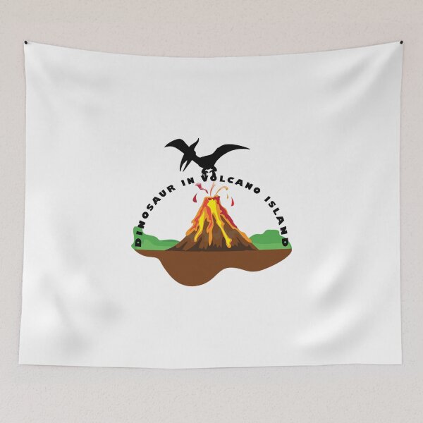 Item preview, dinosaurs in volcano island designed and sold by Aymanerachif.