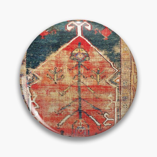 Item preview, Konya Central Anatolian Prayer Rug Print designed and sold by Vicky Brago-Mitchell®.