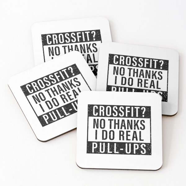 Artikelvorschau, Crossfit? Nein, danke, ich mache echte Klimmzüge entworfen und verkauft von Printend _.