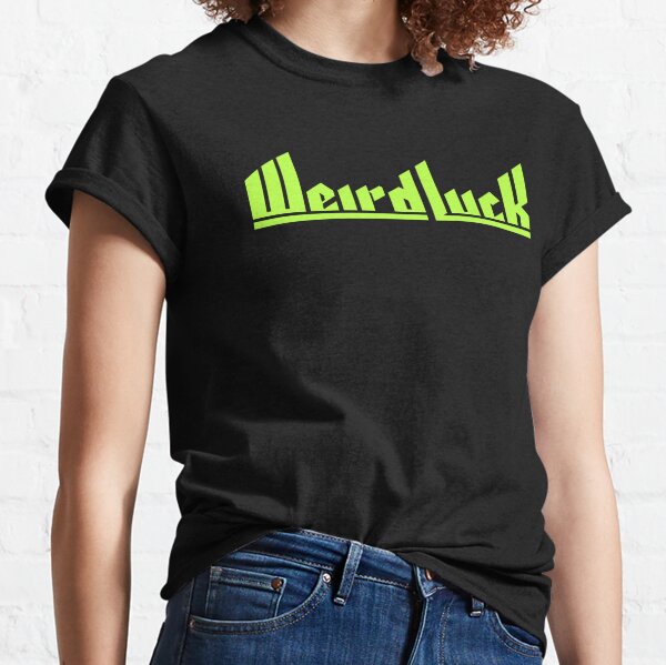 Weird Luck Logo (Neon Green) Classic T-Shirt