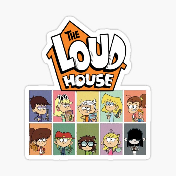 Personajes de The Loud House Pegatina