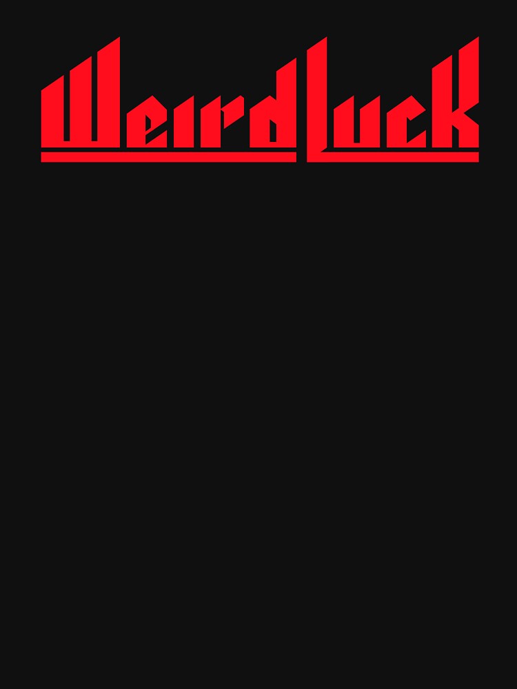 Thumbnail 7 of 7, Classic T-Shirt, Weird Luck Logo (Red) designed and sold by Weird-Luck.