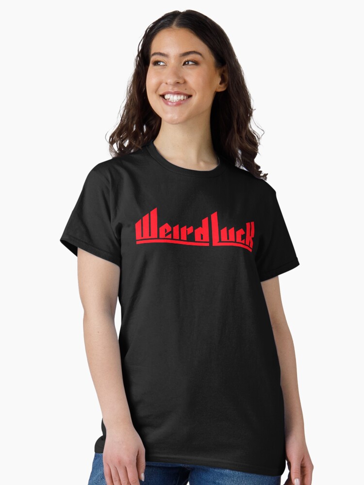 Thumbnail 1 of 7, Classic T-Shirt, Weird Luck Logo (Red) designed and sold by Weird-Luck.