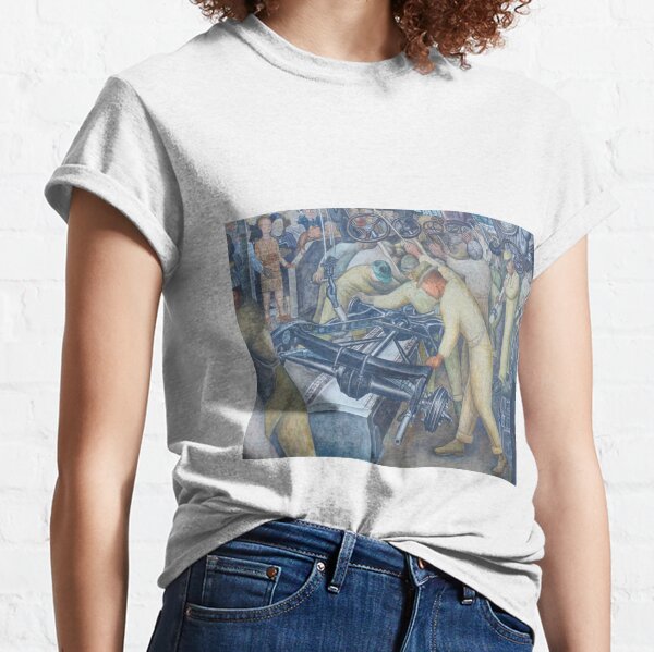 Diego Rivera Auto Plant Classic T-Shirt