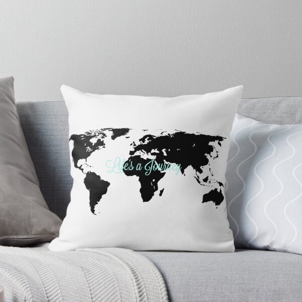 Item preview, Life's a Journey World Map  designed and sold by ArtByKE.
