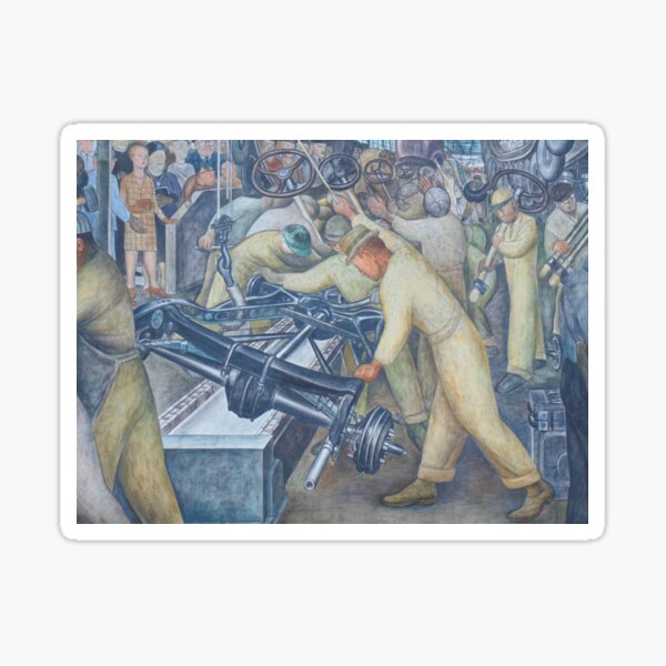 Item preview, Diego Rivera Auto Plant designed and sold by Dotti Hannum.