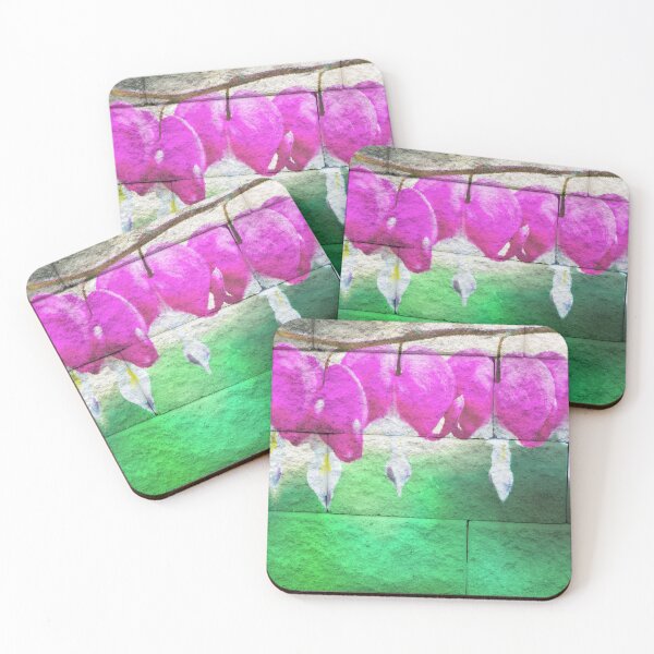 Item preview, Bleeding Heart on Stone Wall designed and sold by Crystal Wightman.