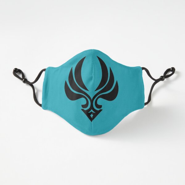 Genshin Impact - Anemo Elemental Symbol On Teal Background Fitted 3-Layer