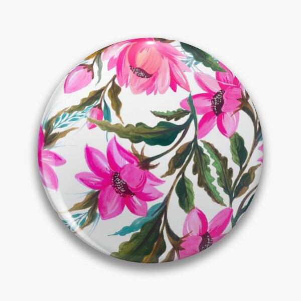 Item preview, Pink flowers pattern  designed and sold by MariaMarinova.