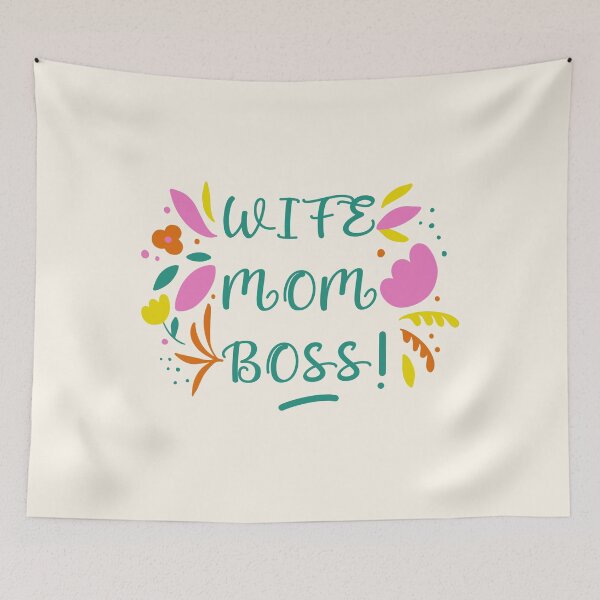 Item preview, Wife Mom Boss Shirt, Funny Mom Shirt, Sarcastic Mum Shirt, Mothers Day Shirt, Gift For Wife From Husband, Mom Shirt Funny,  Mom Gift designed and sold by ADEN-1001.