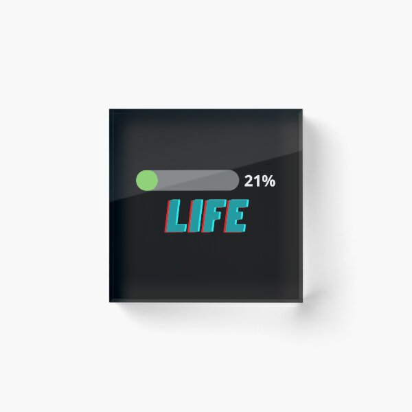 Item preview, 21 Percent Life Bar designed and sold by nipsday.