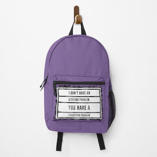 Item preview, Attitude problem Perception problem, witty comment, typography designed and sold by RTrivella.