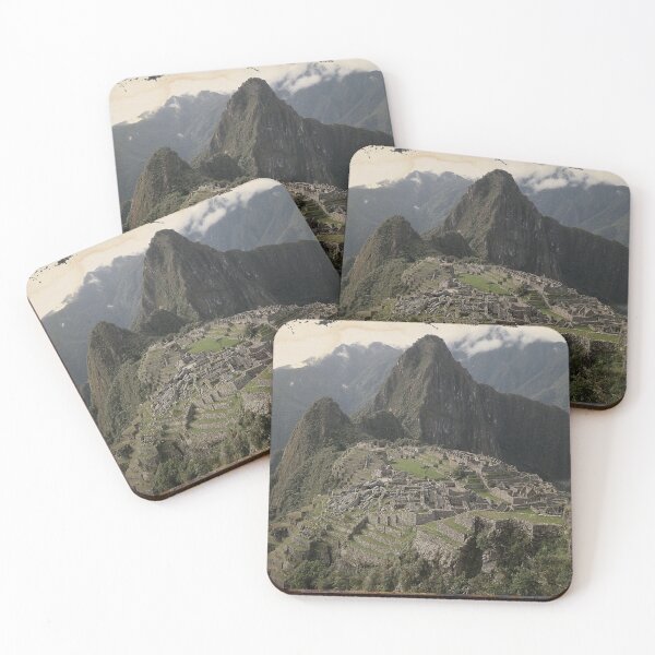 Item preview, Ancient Ruins of Machu Picchu, Peru - Distressed Retro Photograph designed and sold by Retro Art Factory.