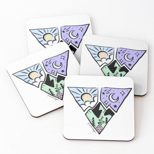Item preview, Cute mountains designed and sold by Bethan Morgan.