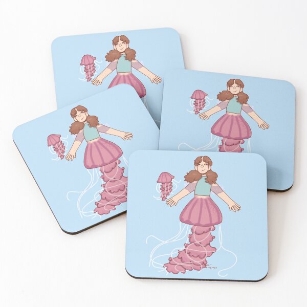 Item preview, Jellyfish Mermaid designed and sold by arty-axolotl.