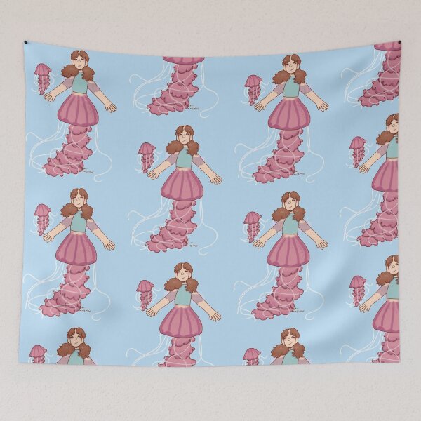 Item preview, Jellyfish Mermaid designed and sold by arty-axolotl.