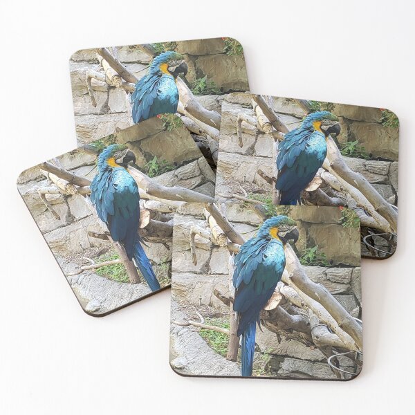 Item preview, Blue parrot on Branch designed and sold by flagboss.