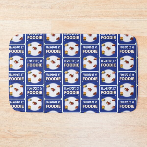 Item preview, Frankfort, Kentucky  - Foodie - Blue Background designed and sold by ThisNThatImages.