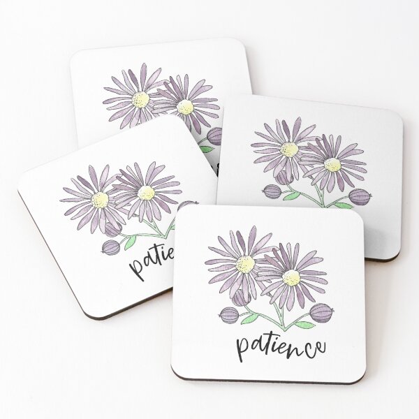Item preview, Birth Flower Attribute, Aster, Patience designed and sold by Brittany Anderson.