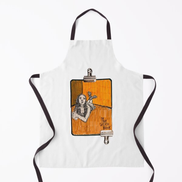 Item preview, GIRL LAYING DOWN WITH A ORANGE BACKGROUND designed and sold by tiny-sketchbook.